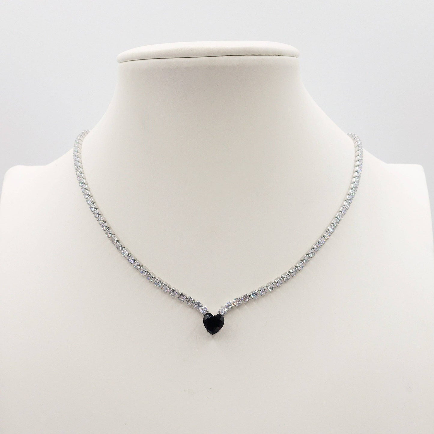 AURORA  - Choker tennis in cubic zirconia