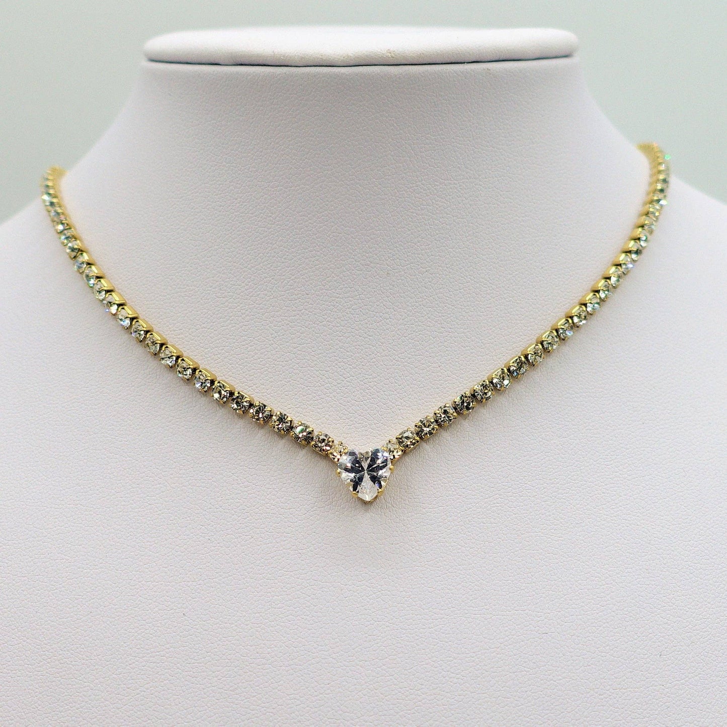 AURORA  - Choker tennis in cubic zirconia