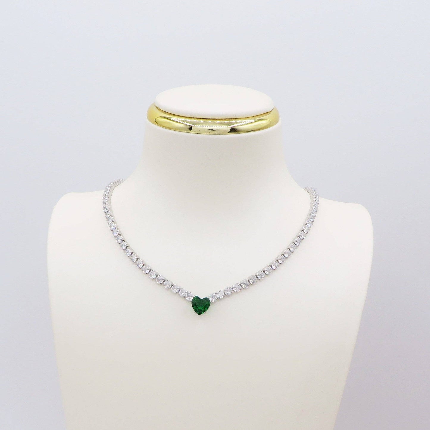 AURORA  - Choker tennis in cubic zirconia